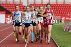 Inter girls 1500 metres, 2015 English Schools, Gateshead. Photo: David T. Hewitson/Sports for All Pics